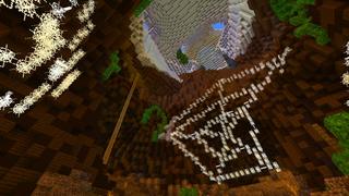 Screenshot of the Minecraft Bedrock Marketplace product Spider Cavern created by Shaliquinn's Schematics.
