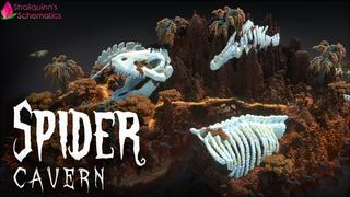 Thumbnail of the Minecraft Bedrock Marketplace product Spider Cavern created by Shaliquinn's Schematics.