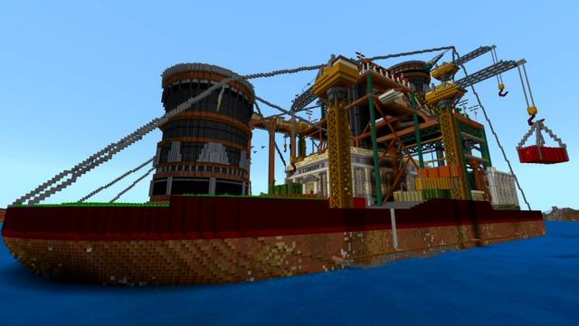 Screenshot of the Minecraft Bedrock Marketplace product SS Omsiy created by Shaliquinn's Schematics.