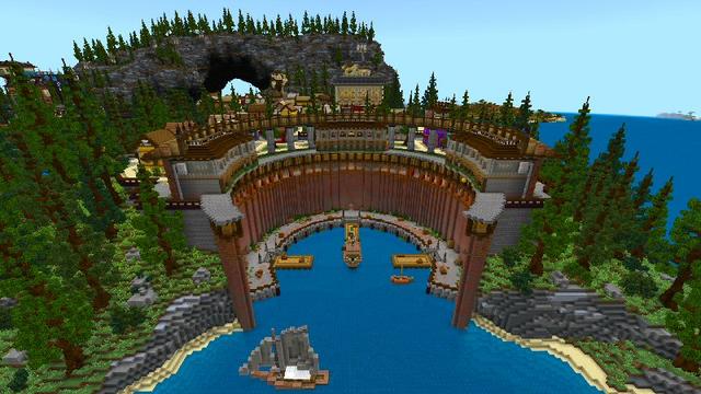 Screenshot of the Minecraft Bedrock Marketplace product Diversión de verano created by Shaliquinn's Schematics.