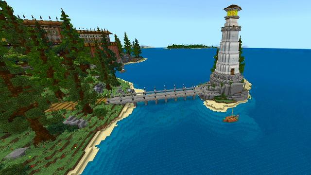 Screenshot of the Minecraft Bedrock Marketplace product Diversión de verano created by Shaliquinn's Schematics.