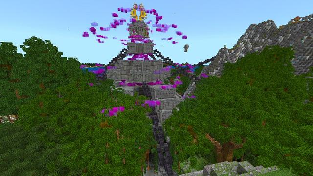Screenshot of the Minecraft Bedrock Marketplace product Temple Island created by Shaliquinn's Schematics.