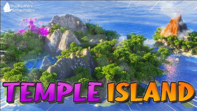 Thumbnail of the Minecraft Bedrock Marketplace product Temple Island created by Shaliquinn's Schematics.
