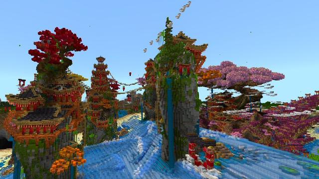 Screenshot of the Minecraft Bedrock Marketplace product The Dragon Parchment created by Shaliquinn's Schematics.