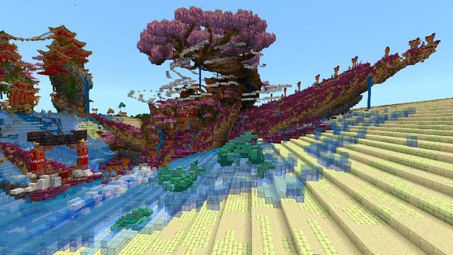 Screenshot of the Minecraft Bedrock Marketplace product The Dragon Parchment created by Shaliquinn's Schematics.