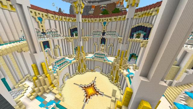 Screenshot of the Minecraft Bedrock Marketplace product The Greek Island created by Shaliquinn's Schematics.