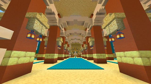 Screenshot of the Minecraft Bedrock Marketplace product The Greek Island created by Shaliquinn's Schematics.