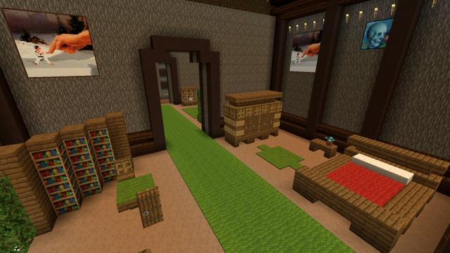Screenshot of the Minecraft Bedrock Marketplace product The Haunted House created by Shaliquinn's Schematics.