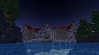Screenshot of the Minecraft Bedrock Marketplace product The Haunted House created by Shaliquinn's Schematics.