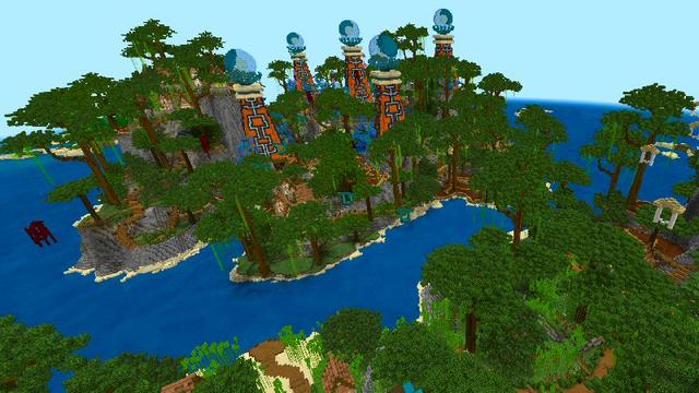 Screenshot of the Minecraft Bedrock Marketplace product The Lost Land of Mythica created by Shaliquinn's Schematics.
