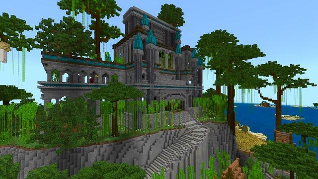Screenshot of the Minecraft Bedrock Marketplace product The Lost Land of Mythica created by Shaliquinn's Schematics.
