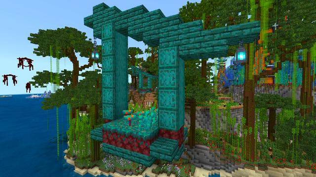 Screenshot of the Minecraft Bedrock Marketplace product The Lost Land of Mythica created by Shaliquinn's Schematics.