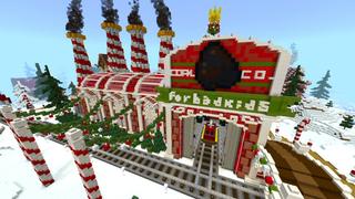 Screenshot of the Minecraft Bedrock Marketplace product The North Pole created by Shaliquinn's Schematics.
