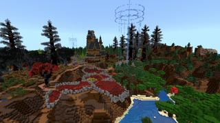 Screenshot of the Minecraft Bedrock Marketplace product The Witch's Hut created by Shaliquinn's Schematics.