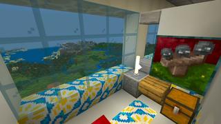 Screenshot of the Minecraft Bedrock Marketplace product Tomorrow Town created by Shaliquinn's Schematics.