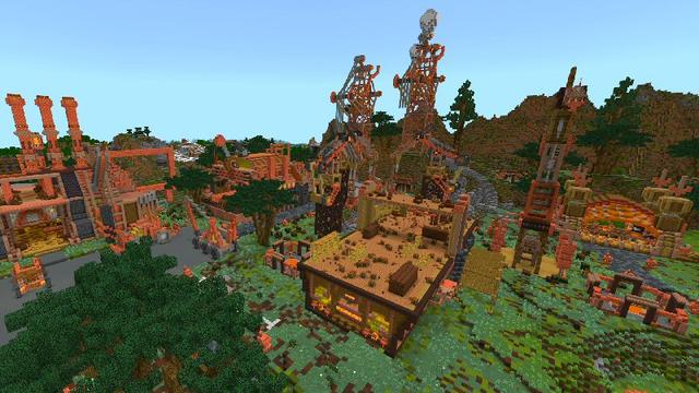 Screenshot of the Minecraft Bedrock Marketplace product Traintanic created by Shaliquinn's Schematics.