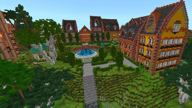 Screenshot of the Minecraft Bedrock Marketplace product Traintanic created by Shaliquinn's Schematics.