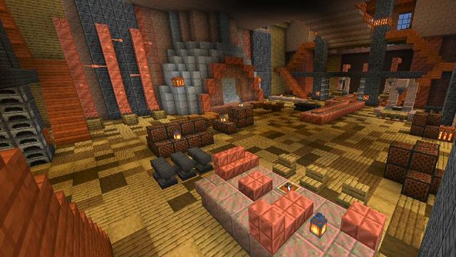 Screenshot of the Minecraft Bedrock Marketplace product Traintanic created by Shaliquinn's Schematics.