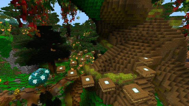 Screenshot of the Minecraft Bedrock Marketplace product Tree of Life created by Shaliquinn's Schematics.