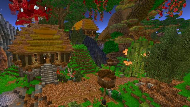 Screenshot of the Minecraft Bedrock Marketplace product Tree of Life created by Shaliquinn's Schematics.