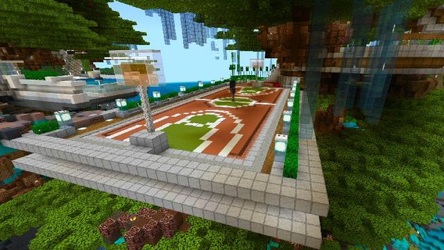 Screenshot of the Minecraft Bedrock Marketplace product Treetop Estate created by Shaliquinn's Schematics.