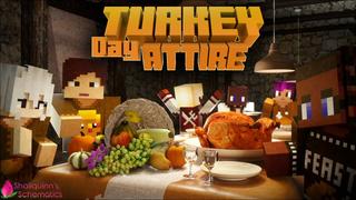 Thumbnail of the Minecraft Bedrock Marketplace product Turkey Day Attire created by Shaliquinn's Schematics.