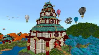 Screenshot of the Minecraft Bedrock Marketplace product Turtle Island created by Shaliquinn's Schematics.