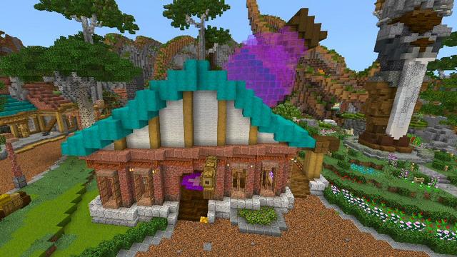 Screenshot of the Minecraft Bedrock Marketplace product Tuskenvale created by Shaliquinn's Schematics.