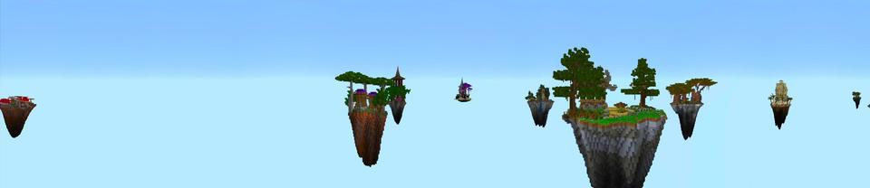 Panorama of the Minecraft Bedrock Marketplace product Ultimate Skyblock created by Shaliquinn's Schematics.