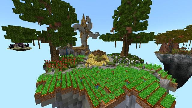 Screenshot of the Minecraft Bedrock Marketplace product Ultimate Skyblock created by Shaliquinn's Schematics.