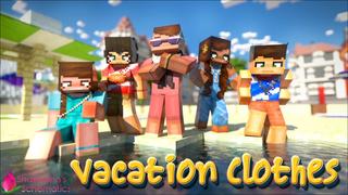 Thumbnail of the Minecraft Bedrock Marketplace product Vacation Clothes created by Shaliquinn's Schematics.