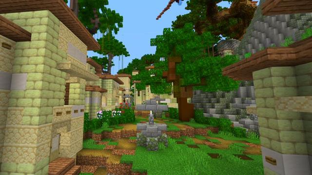 Screenshot of the Minecraft Bedrock Marketplace product Verdant Jungle created by Shaliquinn's Schematics.