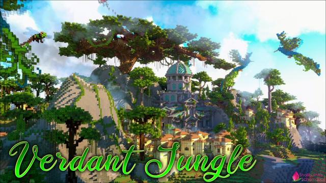 Thumbnail of the Minecraft Bedrock Marketplace product Verdant Jungle created by Shaliquinn's Schematics.