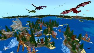 Screenshot of the Minecraft Bedrock Marketplace product Viking Coast created by Shaliquinn's Schematics.