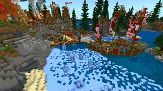 Screenshot of the Minecraft Bedrock Marketplace product Viking Coast created by Shaliquinn's Schematics.