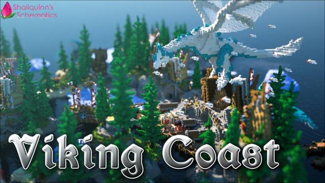 Thumbnail of the Minecraft Bedrock Marketplace product Costa vikinga created by Shaliquinn's Schematics.