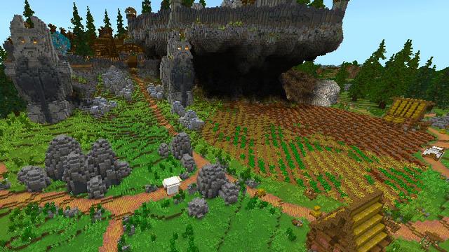 Screenshot of the Minecraft Bedrock Marketplace product Vikings created by Shaliquinn's Schematics.