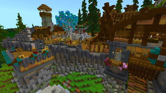 Screenshot of the Minecraft Bedrock Marketplace product Vikings created by Shaliquinn's Schematics.
