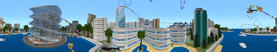 Panorama of the Minecraft Bedrock Marketplace product Vlona created by Shaliquinn's Schematics.
