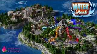 Thumbnail of the Minecraft Bedrock Marketplace product Water Park created by Shaliquinn's Schematics.