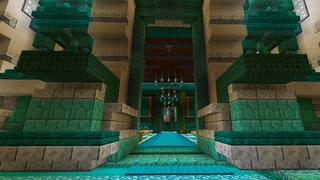 Screenshot of the Minecraft Bedrock Marketplace product Winter Cave created by Shaliquinn's Schematics.