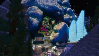 Screenshot of the Minecraft Bedrock Marketplace product Winter Cave created by Shaliquinn's Schematics.
