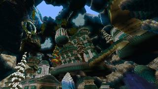 Screenshot of the Minecraft Bedrock Marketplace product Winter Cave created by Shaliquinn's Schematics.