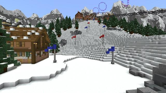 Screenshot of the Minecraft Bedrock Marketplace product Winter Holiday created by Shaliquinn's Schematics.