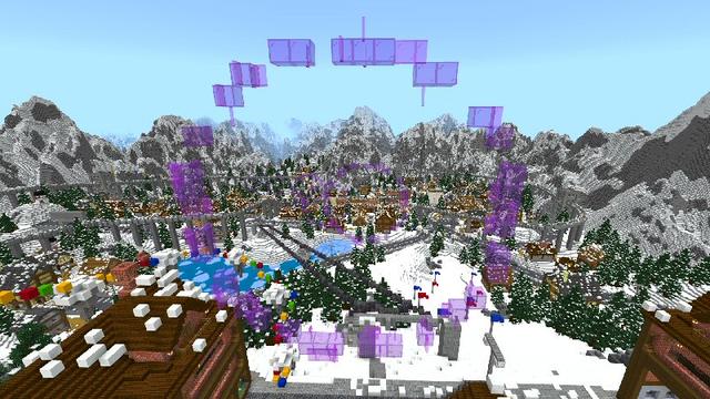 Screenshot of the Minecraft Bedrock Marketplace product Winter Holiday created by Shaliquinn's Schematics.