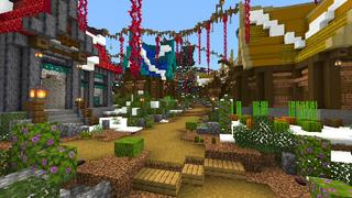 Screenshot of the Minecraft Bedrock Marketplace product Winter Kingdom created by Shaliquinn's Schematics.