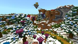 Screenshot of the Minecraft Bedrock Marketplace product Winter Kingdom created by Shaliquinn's Schematics.