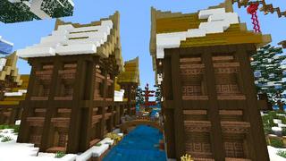 Screenshot of the Minecraft Bedrock Marketplace product Winter Kingdom created by Shaliquinn's Schematics.