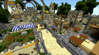 Screenshot of the Minecraft Bedrock Marketplace product Zaradaku Temple created by Shaliquinn's Schematics.