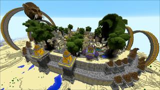 Screenshot of the Minecraft Bedrock Marketplace product Zaradaku Temple created by Shaliquinn's Schematics.